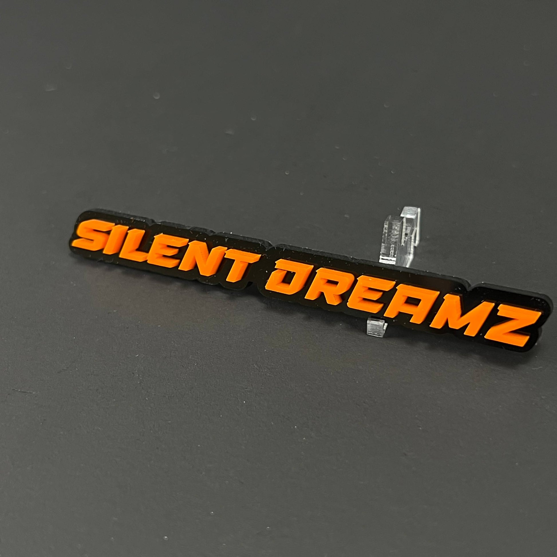1PC SILENT DREAMZ 3D Acrylic Badge - Car Truck Emblem Fender Sticker