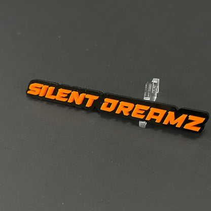 1PC SILENT DREAMZ 3D Acrylic Badge - Car Truck Emblem Fender Sticker