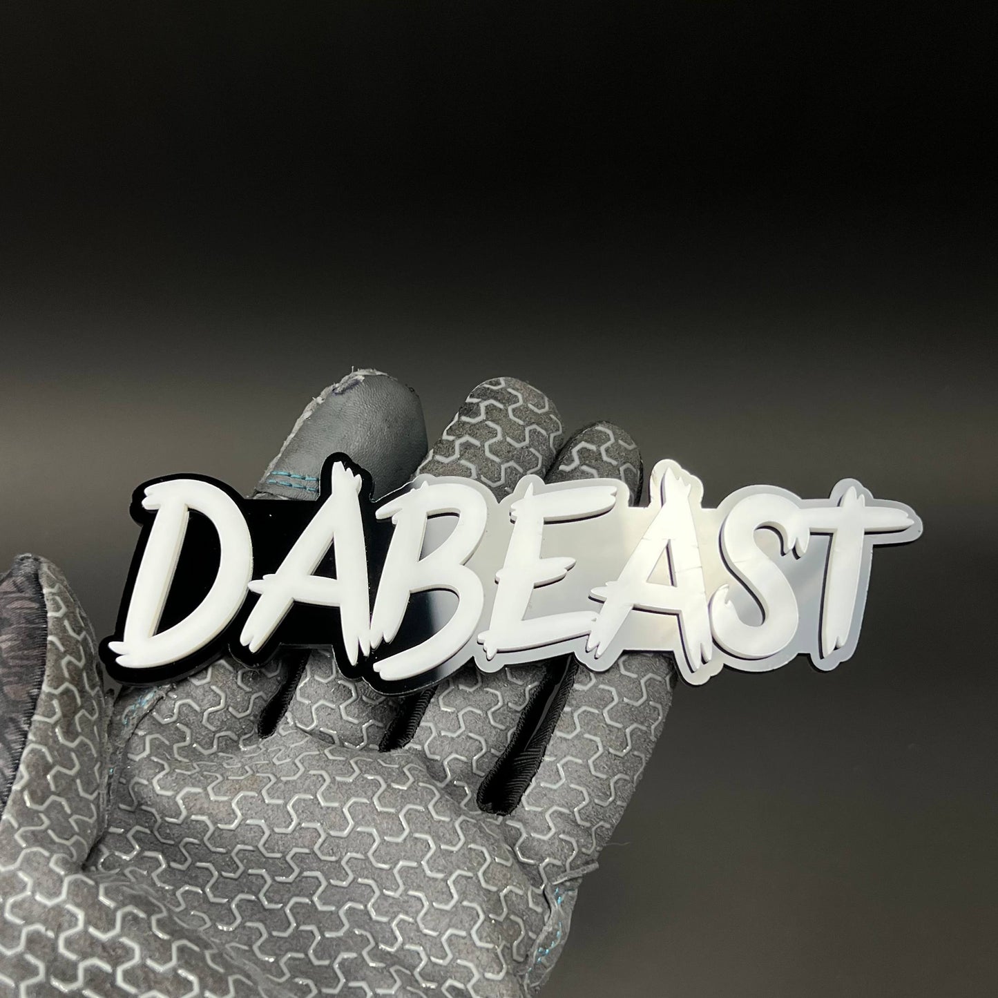 1PC DABEAST 3D Acrylic Badge - Car Truck Emblem Fender Tailgate Trunk Sticker