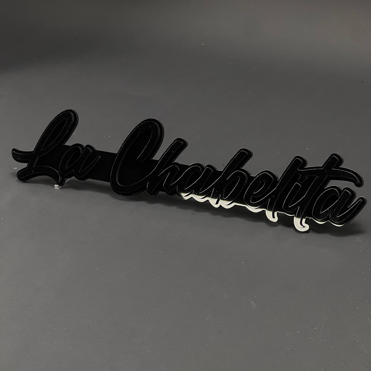 1PC La Chabelita 3D Acrylic Badge - Car Truck Emblem Fender Sticker