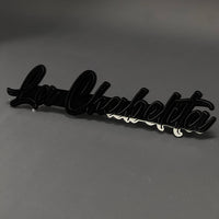 1PC La Chabelita 3D Acrylic Badge - Car Truck Emblem Fender Sticker