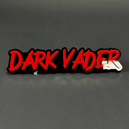1PC DARK VADER 3D Acrylic Badge - Car Truck Emblem Fender Tailgate Trunk Sticker