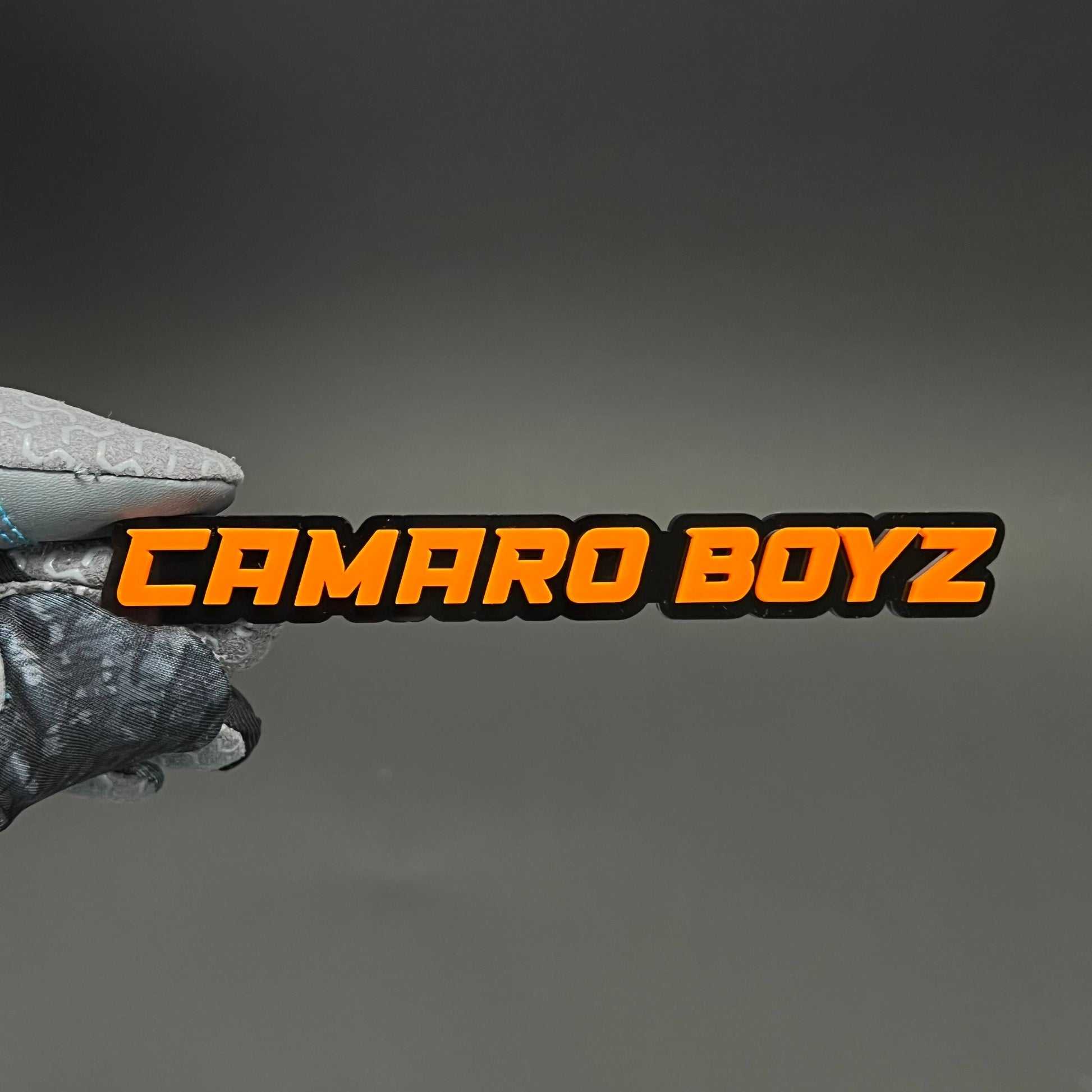 1PC CAMARO BOYZ 3D Acrylic Badge - Car Truck Emblem Fender Sticker