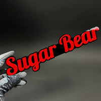 1PC Sugar Bear 3D Acrylic Badge - Car Truck Emblem Fender Tailgate Trunk Sticker