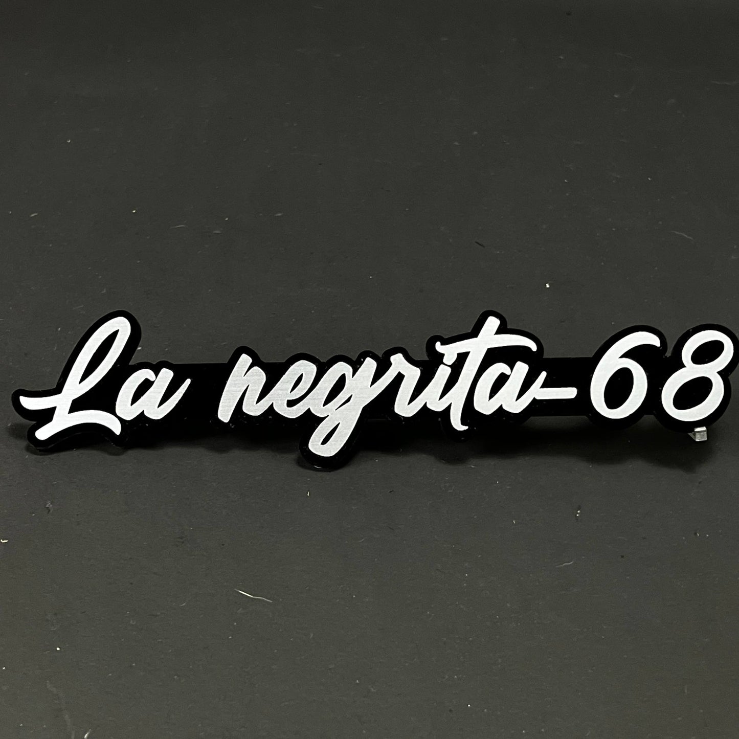 1PC La negrita-68 3D Acrylic Badge - Car Truck Emblem Fender Sticker