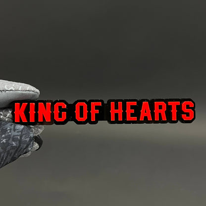 1PC KING OF HEARTS 3D Acrylic Badge - Car Truck Emblem Fender Sticker