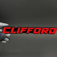 1PC CLIFFORD 3D Acrylic Badge - Car Truck Emblem Fender Tailgate Trunk Sticker