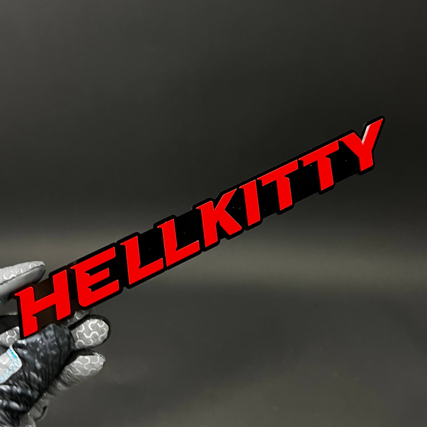 1PC HELLKITTY 3D Acrylic Badge - Car Truck Emblem Fender Tailgate Trunk Sticker