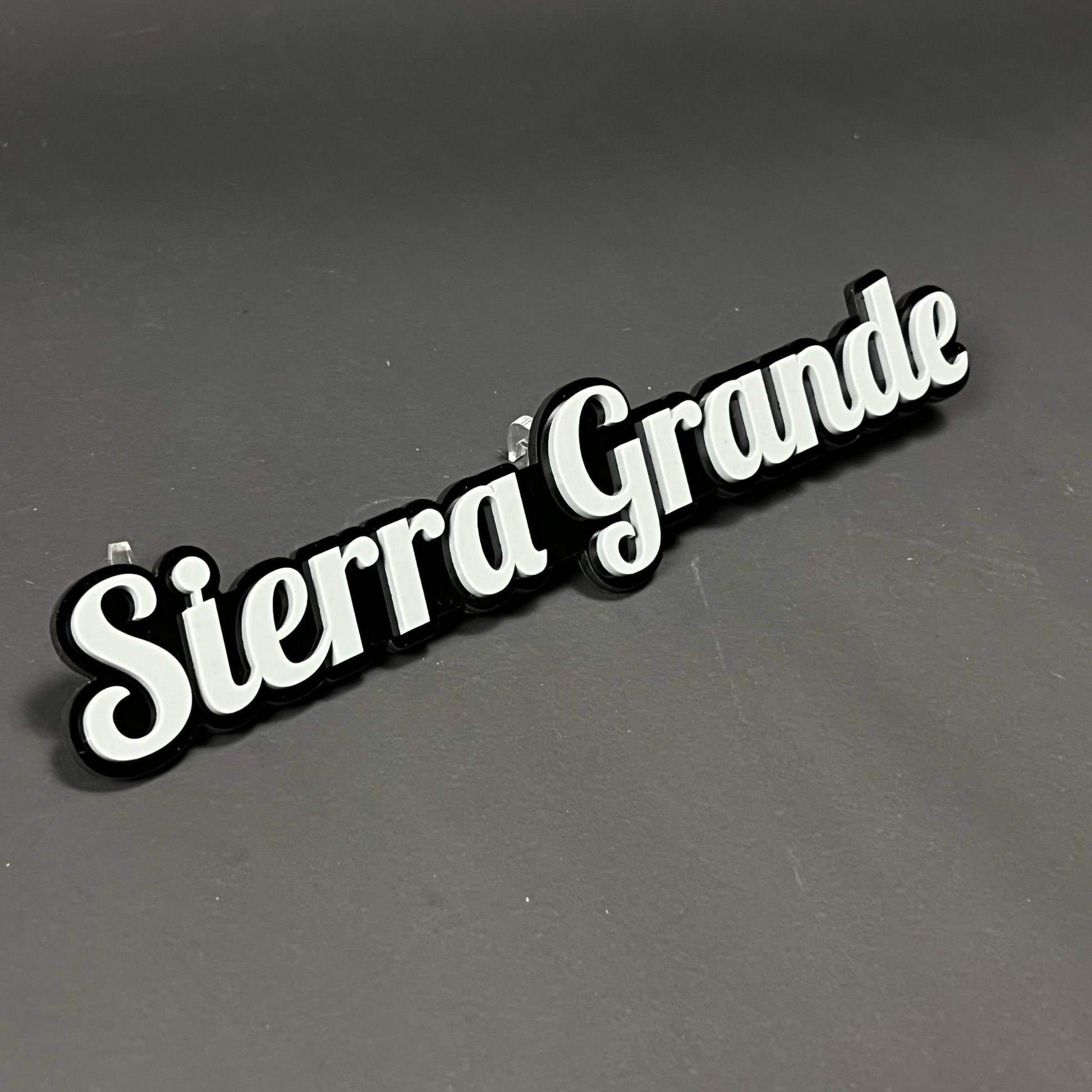 1PC Sierra Grande 3D Acrylic Badge - Car Truck Emblem Fender Sticker