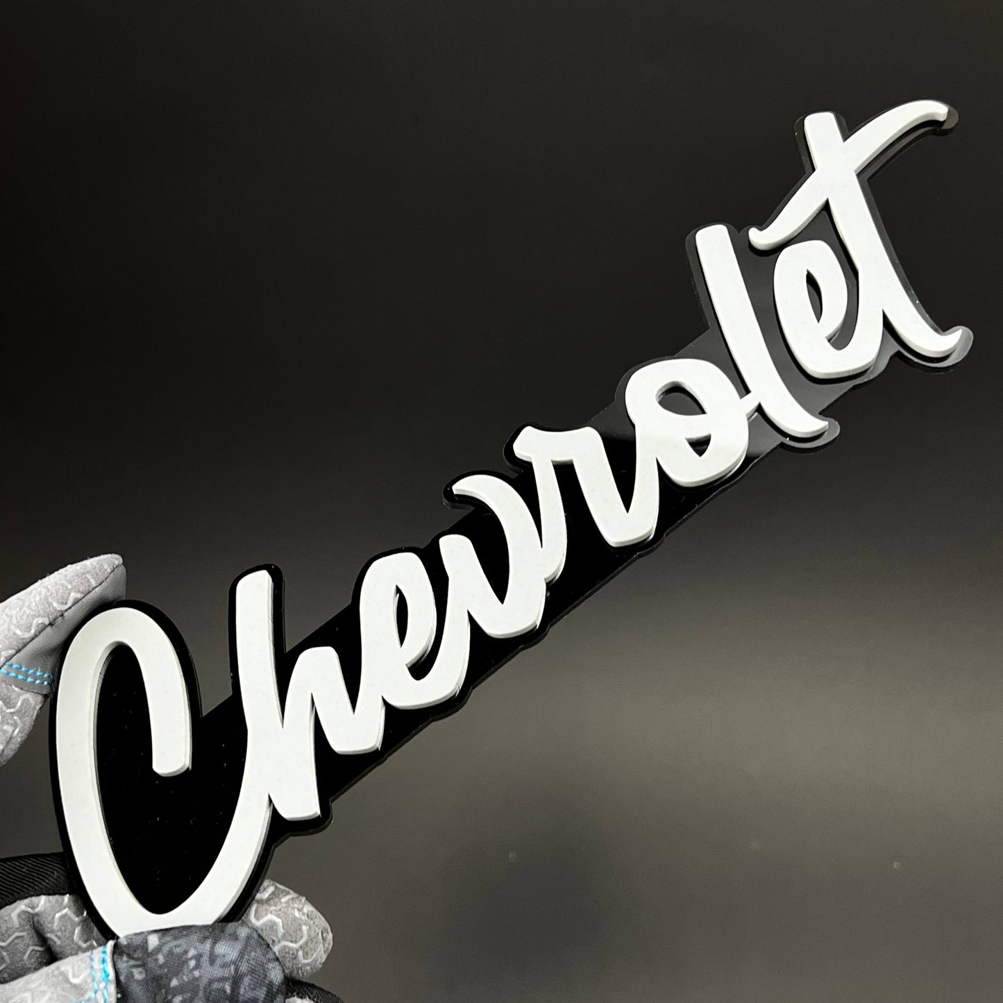 1PC Chevrolet 3D Acrylic Badge - Car Truck Emblem Fender Tailgate Trunk Sticker
