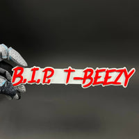 1PC B.I.P. T-BEEZY 3D Acrylic Badge - Car Truck Emblem Fender Sticker