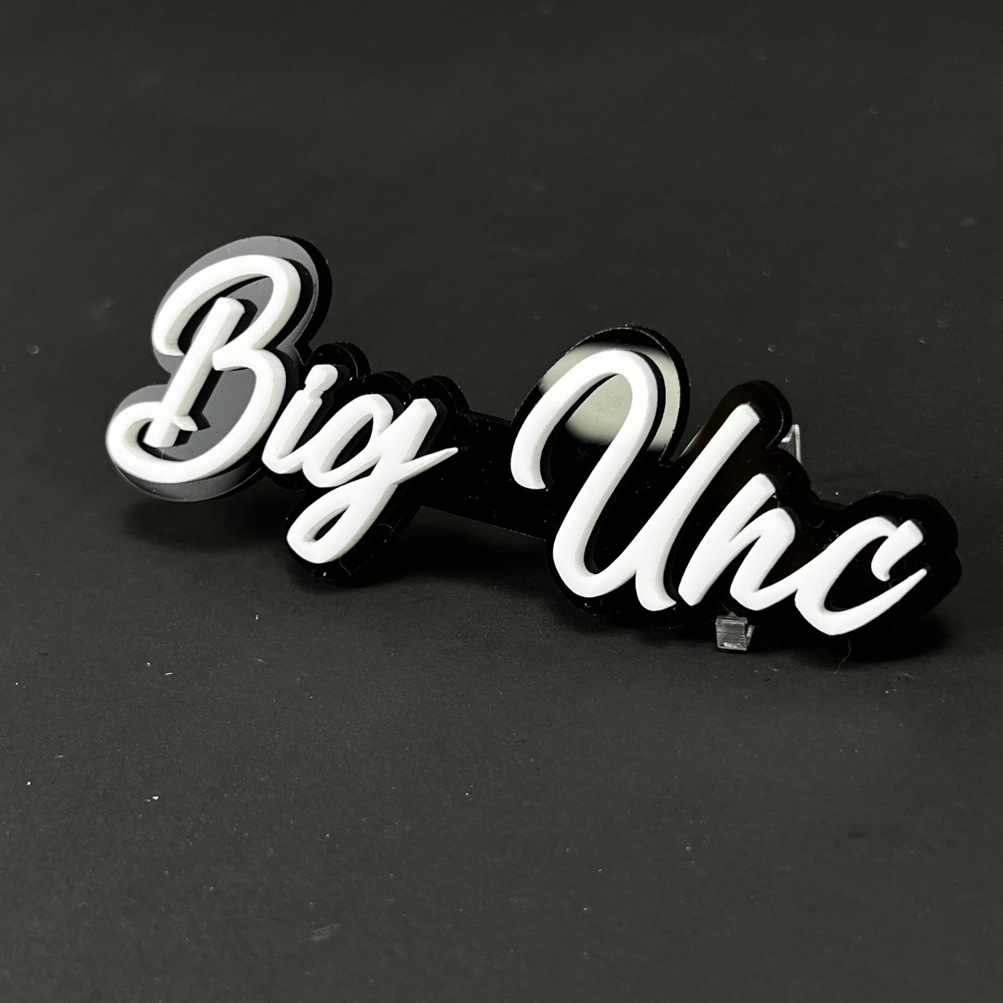 1PC Big Unc 3D Acrylic Badge - Car Truck Emblem Fender Tailgate Trunk Sticker