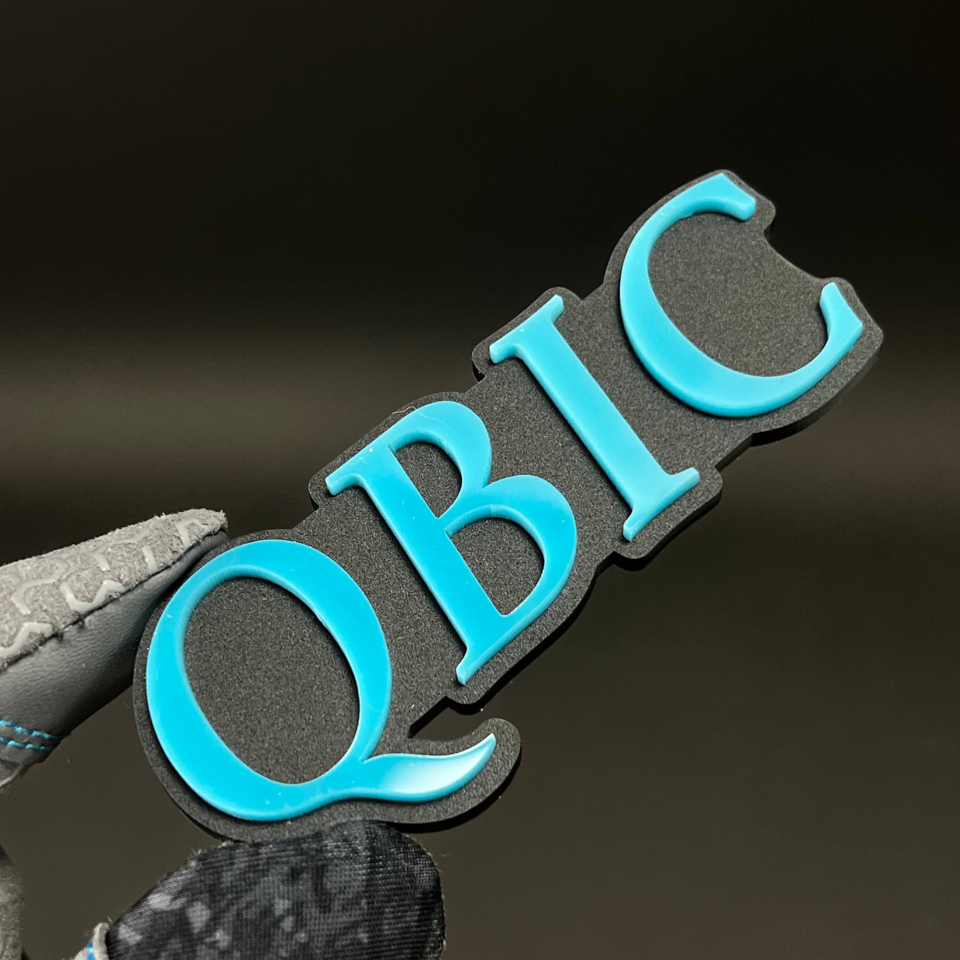 1PC QBIC 3D Acrylic Badge - Car Truck Emblem Fender Tailgate Trunk Sticker