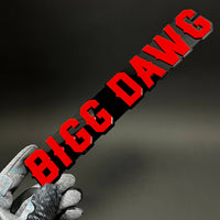 1PC BIGG DAWG 3D Acrylic Badge - Car Truck Emblem Fender Tailgate Trunk Sticker