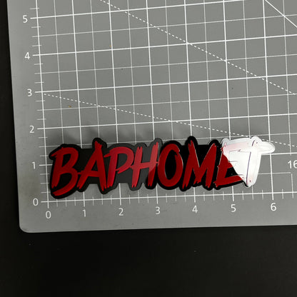 1PC BAPHOMET 3D Acrylic Badge - Car Truck Emblem Fender Tailgate Trunk Sticker