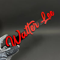 1PC Walter Lee 3D Acrylic Badge - Car Truck Emblem Fender Tailgate Trunk Sticker