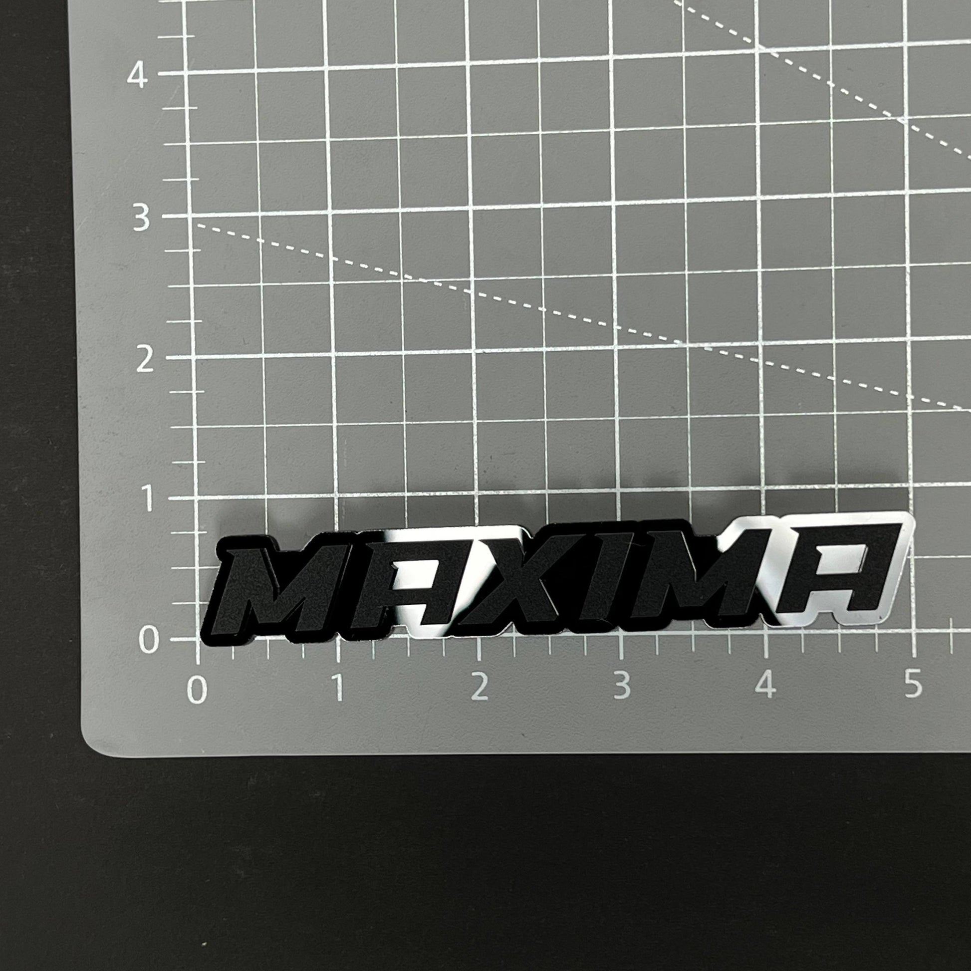 1PC MAXIMA 3D Acrylic Badge - Car Truck Emblem Fender Tailgate Trunk Sticker