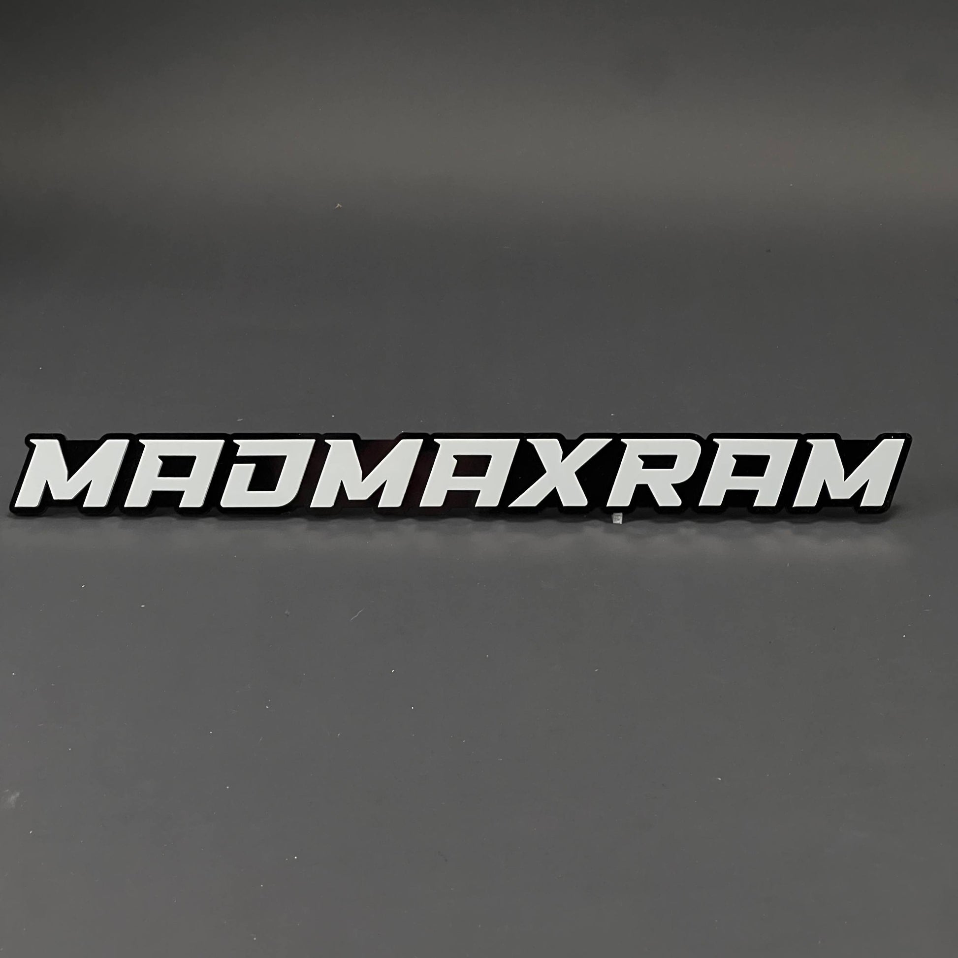 1PC MADMAXRAM 3D Acrylic Badge - Car Truck Emblem Fender Tailgate Trunk Sticker