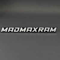 1PC MADMAXRAM 3D Acrylic Badge - Car Truck Emblem Fender Tailgate Trunk Sticker