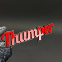 1PC Thumper 3D Acrylic Badge - Car Truck Emblem Fender Tailgate Trunk Sticker