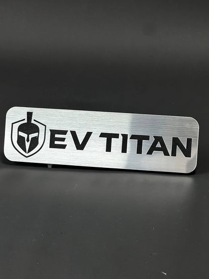 1PC EV TITAN 3D Acrylic Badge - Car Truck Emblem Fender Tailgate Trunk Sticker