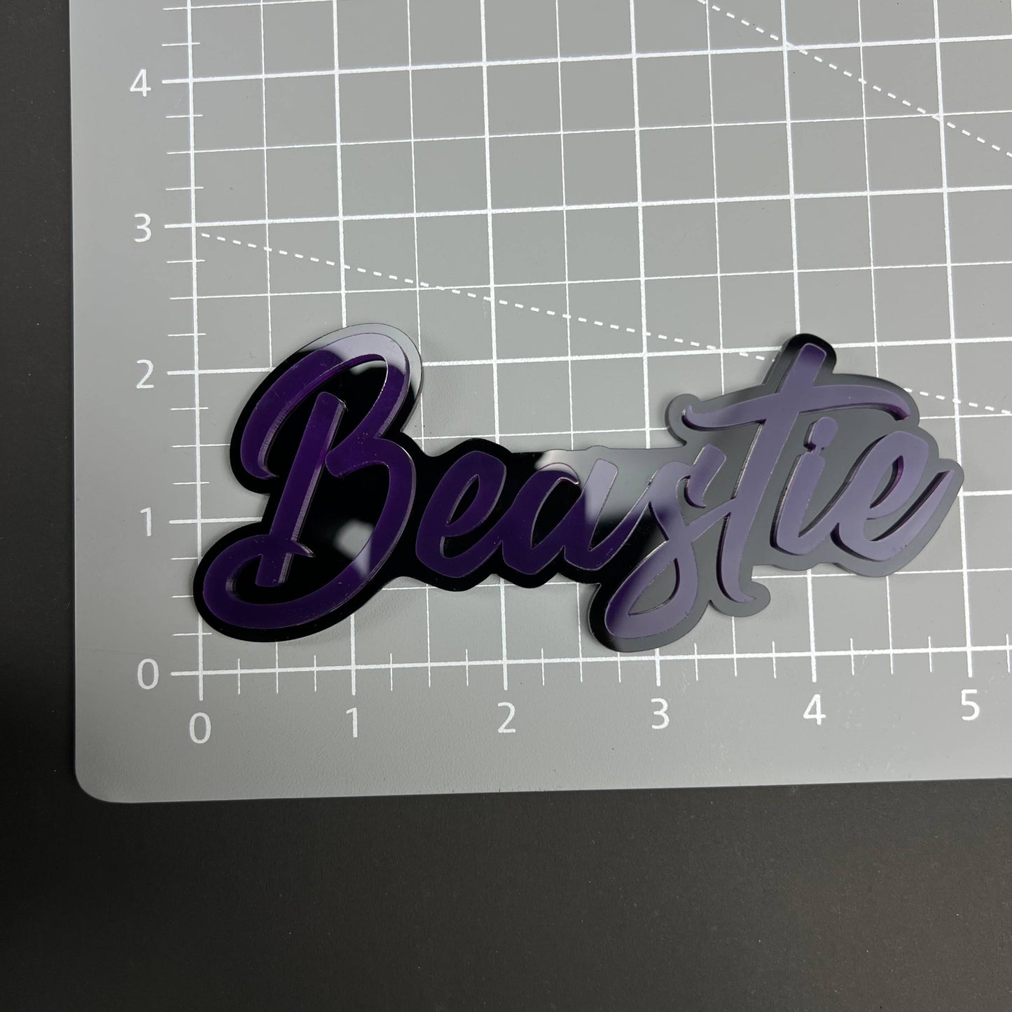 1PC Beastie 3D Acrylic Badge - Car Truck Emblem Fender Tailgate Trunk Sticker