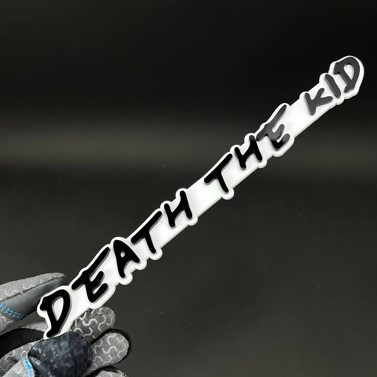 1PC DEATH THE KID 3D Acrylic Badge - Car Truck Emblem Fender Sticker