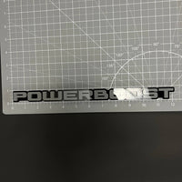1PC POWERBOOST 3D Acrylic Badge - Car Truck Emblem Fender Tailgate Trunk Sticker
