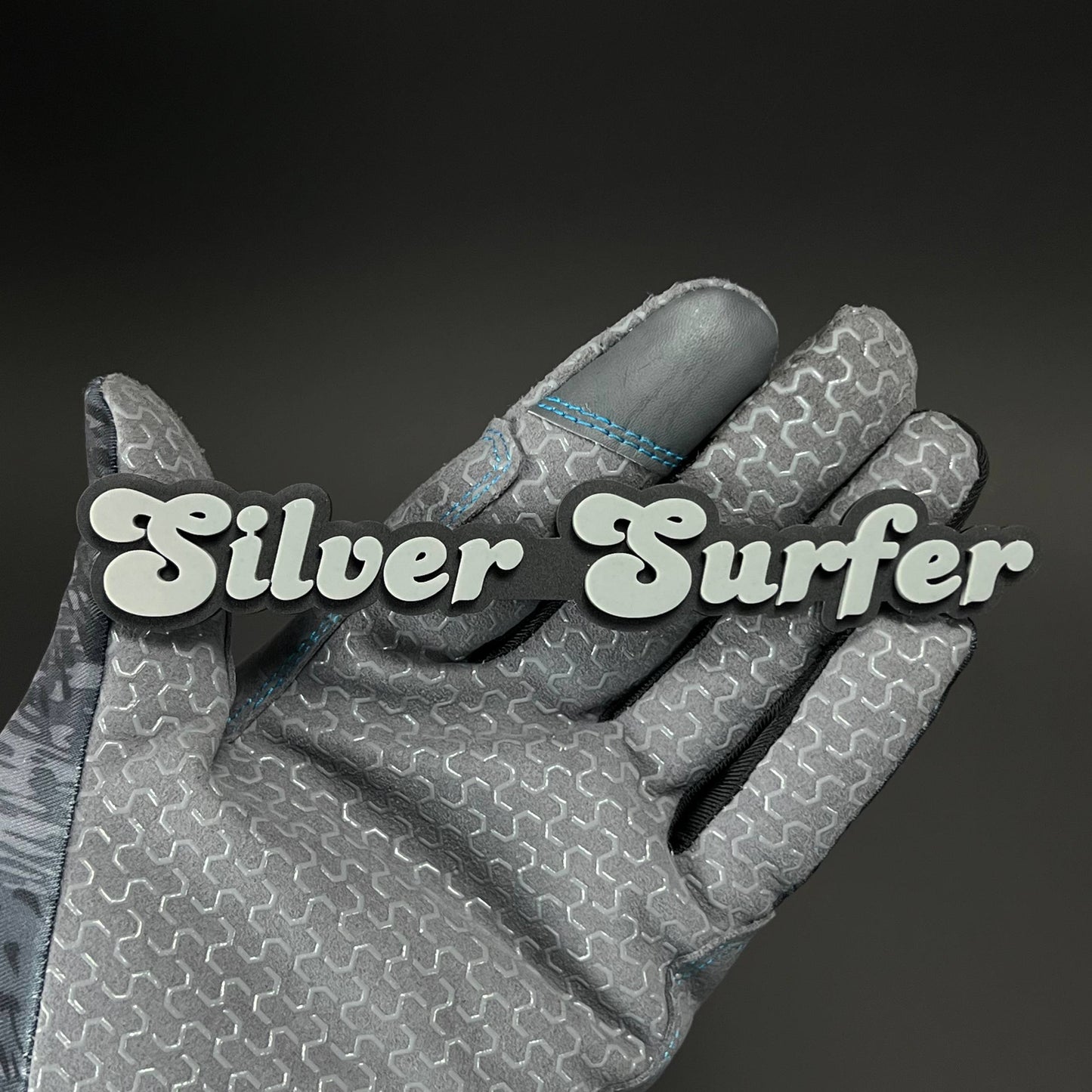 1PC Silver Surfer 3D Acrylic Badge - Car Truck Emblem Fender Sticker
