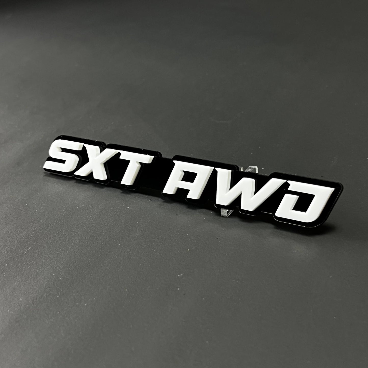 1PC SXT AWD 3D Acrylic Badge - Car Truck Emblem Fender Tailgate Trunk Sticker