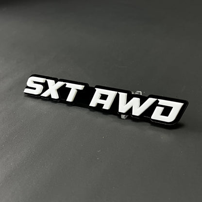 1PC SXT AWD 3D Acrylic Badge - Car Truck Emblem Fender Tailgate Trunk Sticker