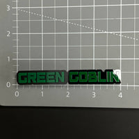 1PC GREEN GOBLIN 3D Acrylic Badge - Car Truck Emblem Fender Sticker