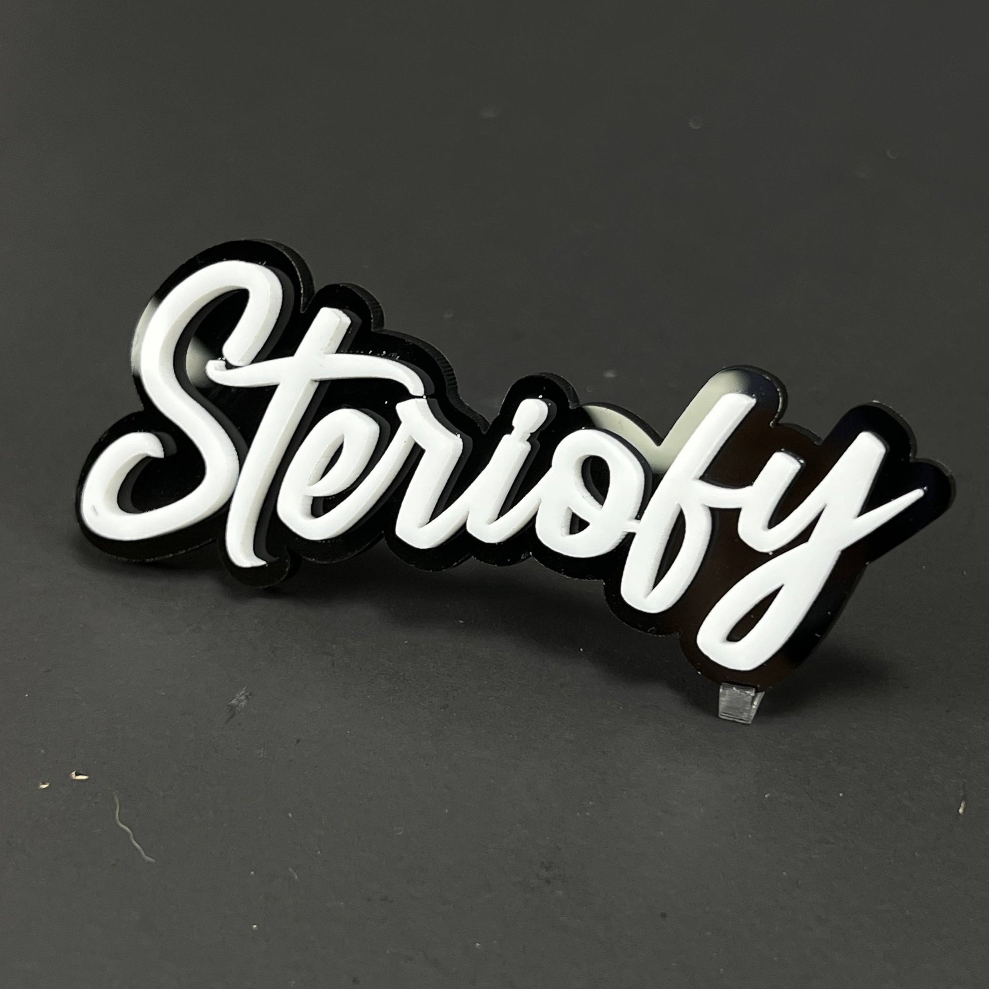 1PC Steriofy 3D Acrylic Badge - Car Truck Emblem Fender Tailgate Trunk Sticker