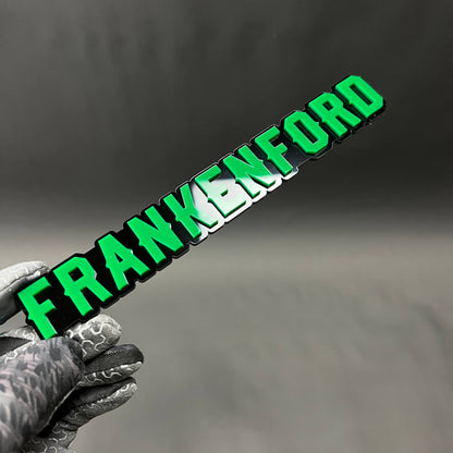 1PC FRANKENFORD 3D Acrylic Badge - Car Truck Emblem Fender Sticker