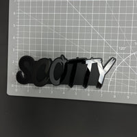 1PC SCOTTY 3D Acrylic Badge - Car Truck Emblem Fender Tailgate Trunk Sticker