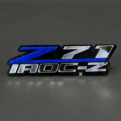1PC Z71 IROC-Z 3D Acrylic Badge - Car Truck Emblem Fender Tailgate Trunk Sticker