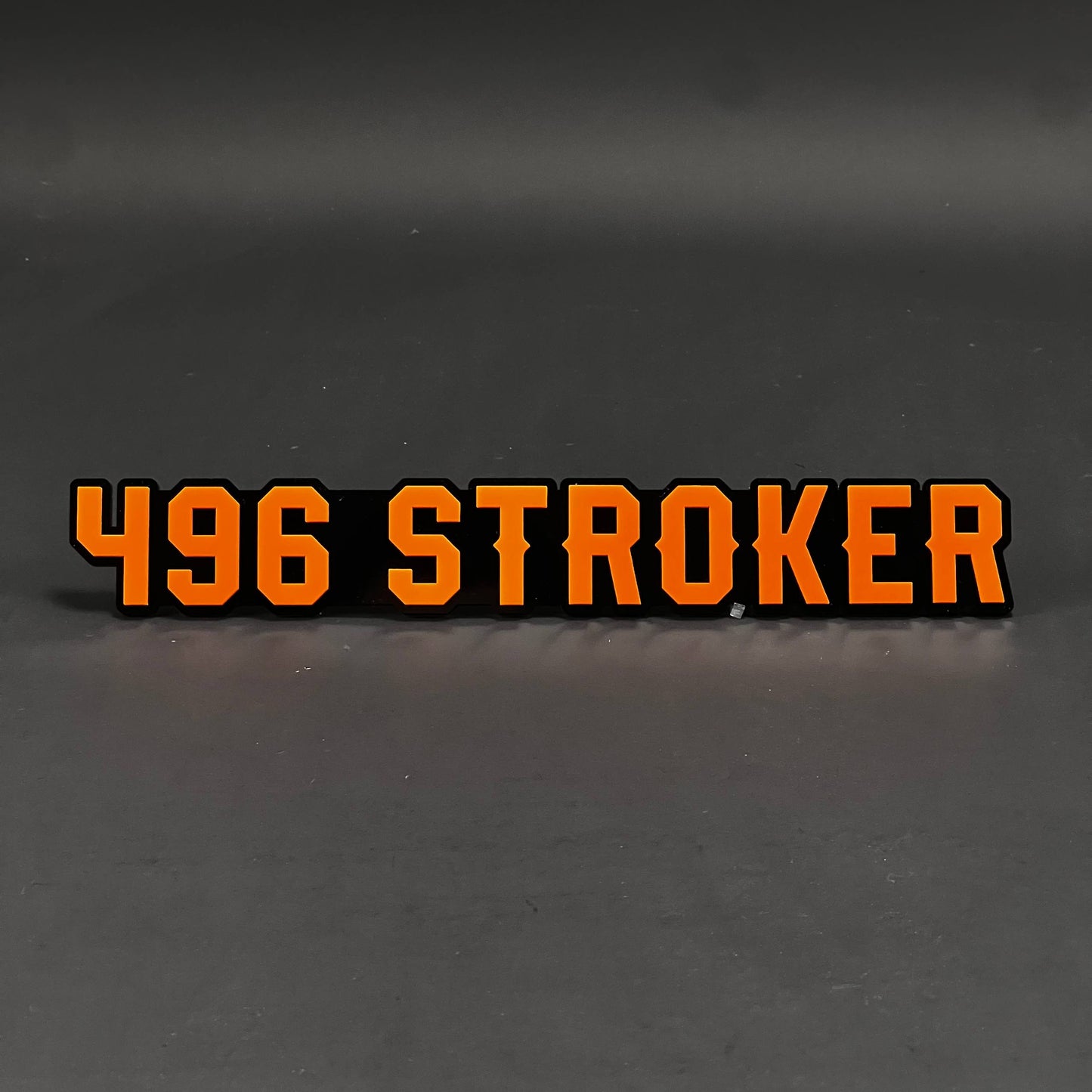 1PC 496 STROKER 3D Acrylic Badge - Car Truck Emblem Fender Sticker
