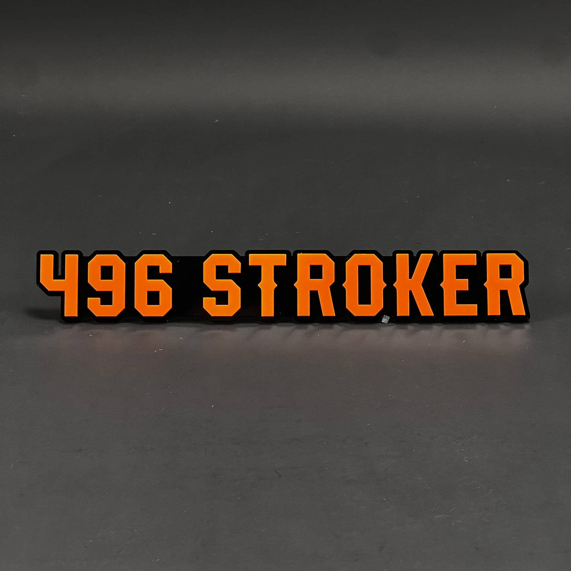 1PC 496 STROKER 3D Acrylic Badge - Car Truck Emblem Fender Sticker