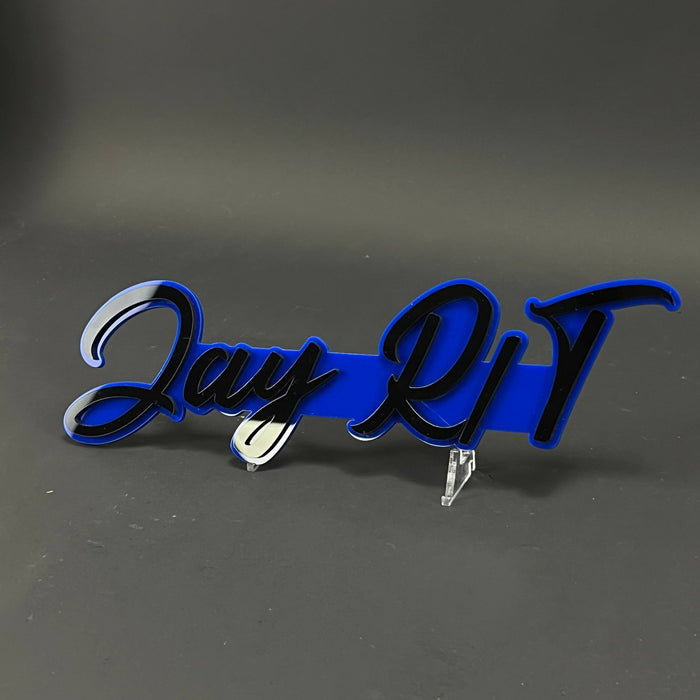 1PC Jay R/T 3D Acrylic Badge - Car Truck Emblem Fender Tailgate Trunk Sticker