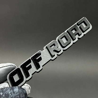 1PC OFF ROAD 3D Acrylic Badge - Car Truck Emblem Fender Tailgate Trunk Sticker