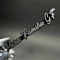 1PC Pura Familia GF 3D Acrylic Badge - Car Truck Emblem Fender Sticker