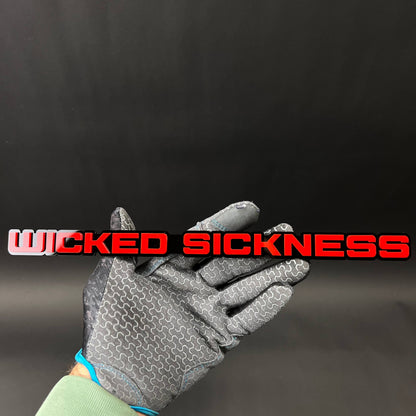 1PC WICKED SICKNESS 3D Acrylic Badge - Car Truck Emblem Fender Sticker
