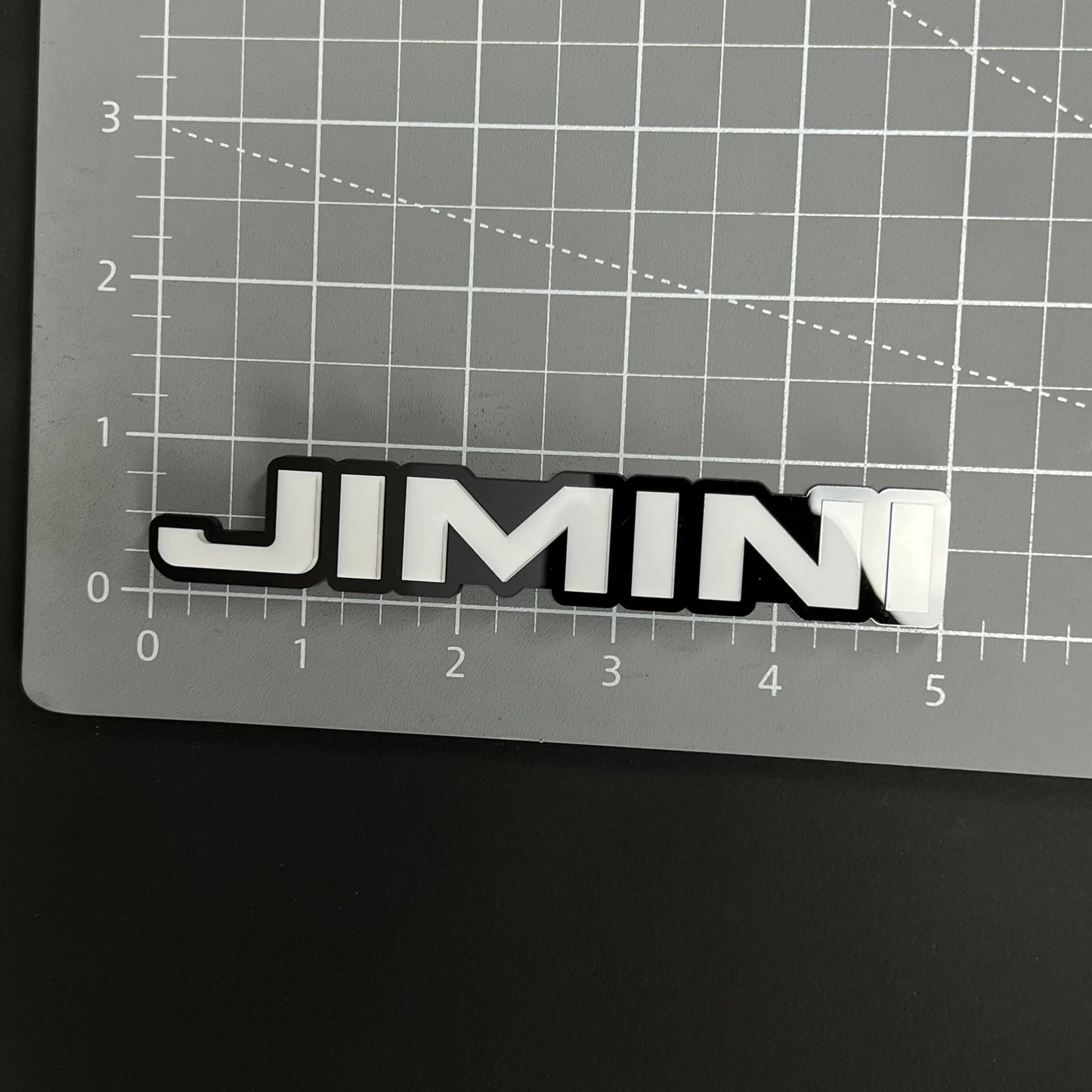 1PC JIMINI 3D Acrylic Badge - Car Truck Emblem Fender Tailgate Trunk Sticker