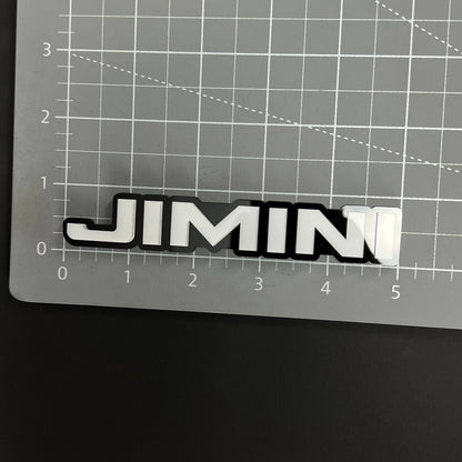 1PC JIMINI 3D Acrylic Badge - Car Truck Emblem Fender Tailgate Trunk Sticker