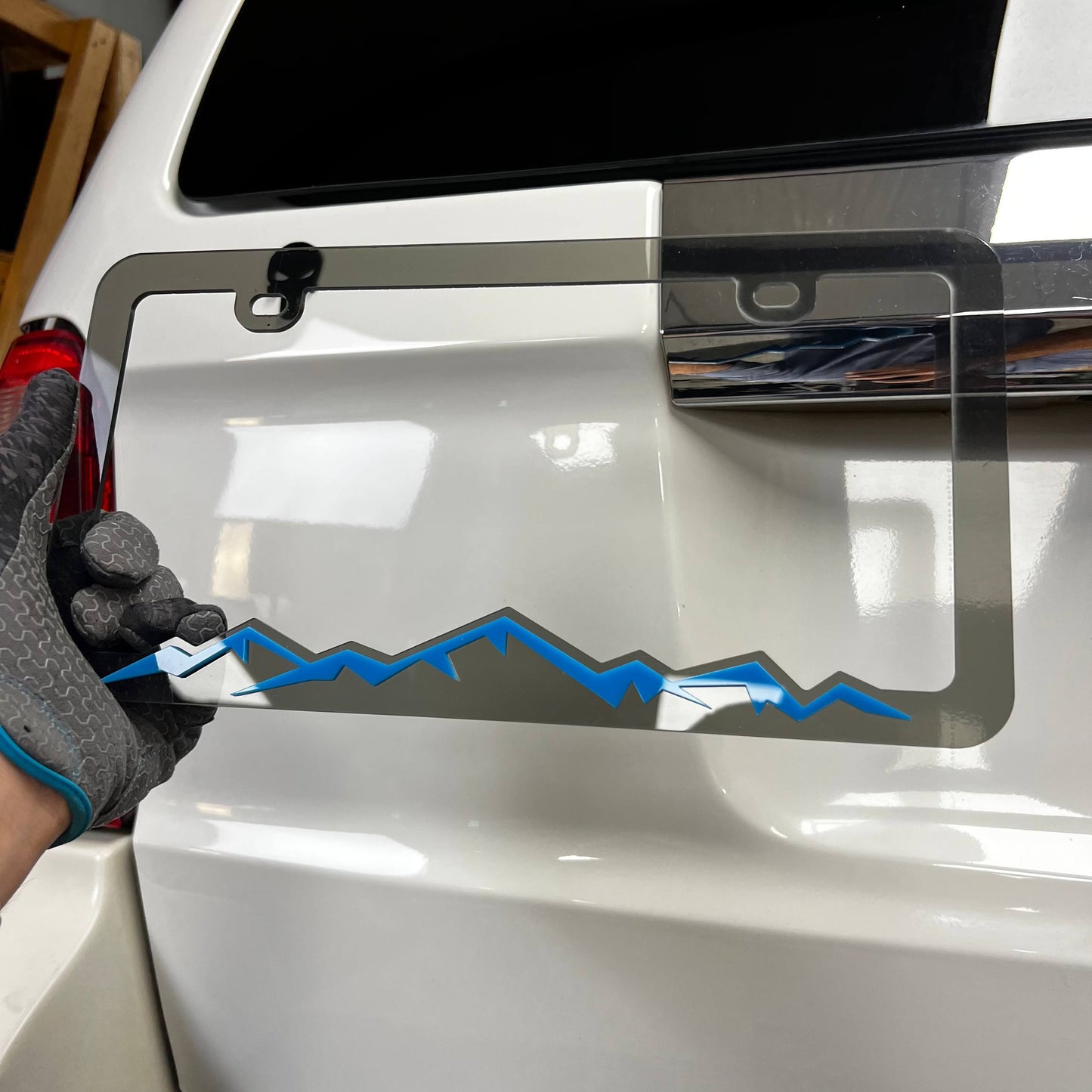 1PC Mountains 3D Acrylic Badge - Car Truck Emblem Fender Tailgate Trunk Sticker