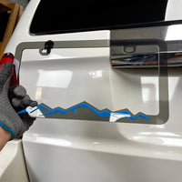 1PC Mountains 3D Acrylic Badge - Car Truck Emblem Fender Tailgate Trunk Sticker