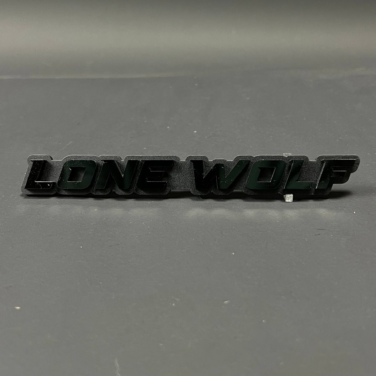 1PC LONE WOLF 3D Acrylic Badge - Car Truck Emblem Fender Tailgate Trunk Sticker