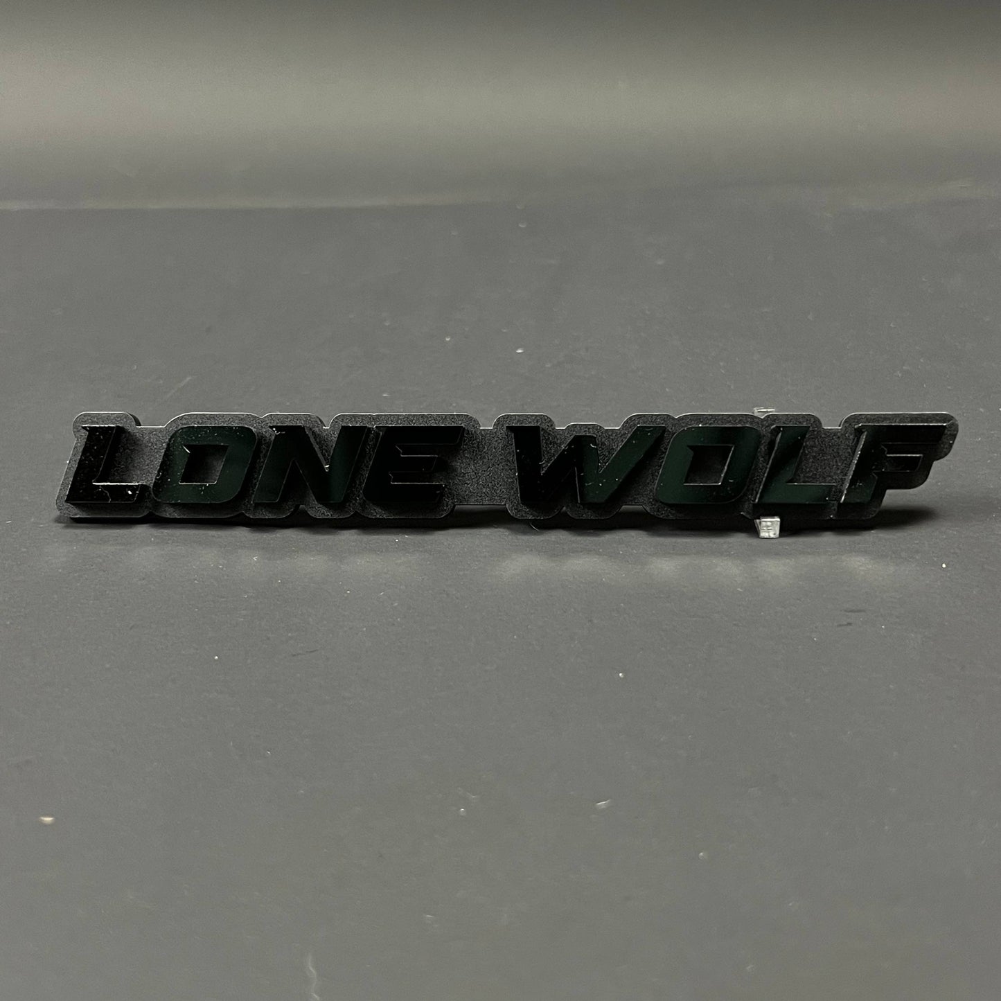 1PC LONE WOLF 3D Acrylic Badge - Car Truck Emblem Fender Tailgate Trunk Sticker