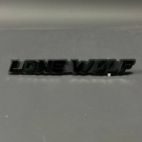 1PC LONE WOLF 3D Acrylic Badge - Car Truck Emblem Fender Tailgate Trunk Sticker