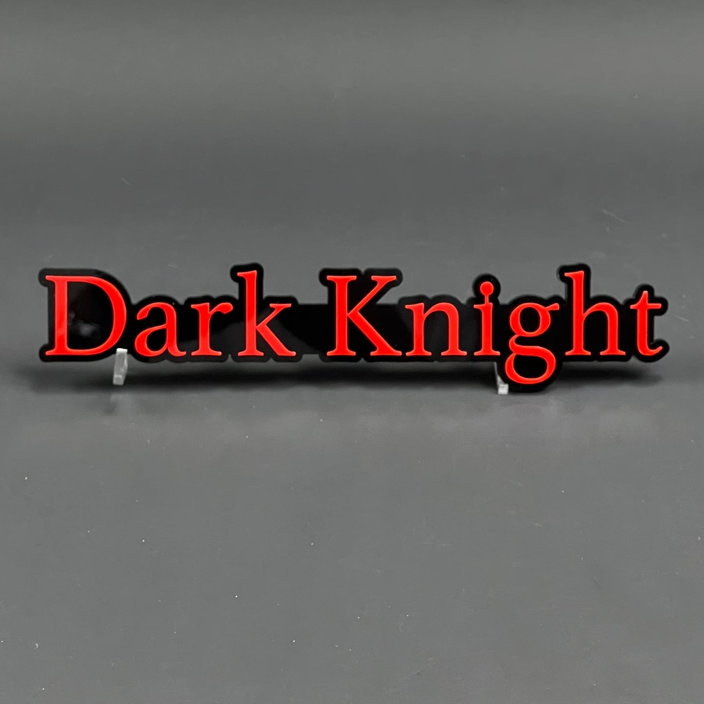 1PC Dark Knight 3D Acrylic Badge - Car Truck Emblem Fender Sticker